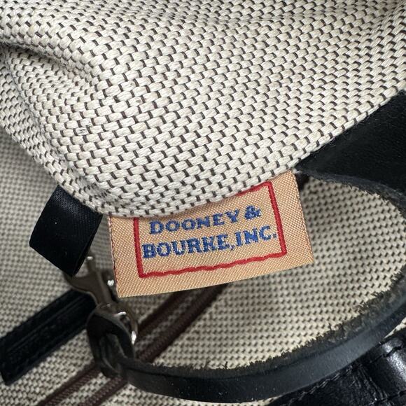 Authentic Dooney & Bourke Black Faux Croc Leather Hobo Shoulder Bag Purse Y2K - Picture 9 of 12